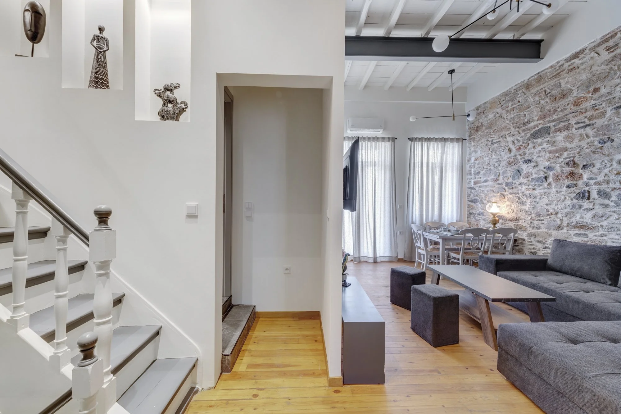 Living space at The Heart of Syra
